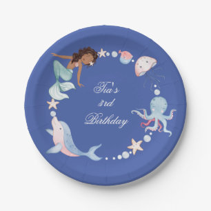 Under the sea paper plate
