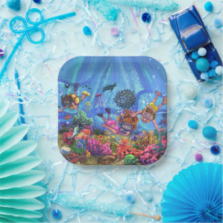 Under the Sea Paper Plate