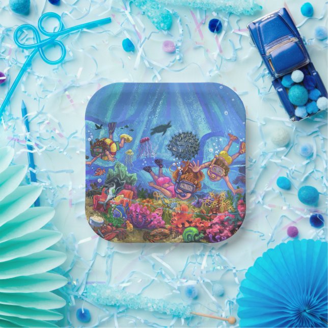 Under the Sea Paper Plate (Party)