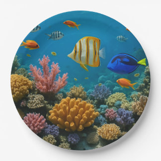Under the sea Paper Plate