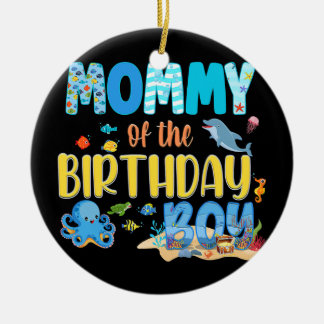 Under The Sea Party Birthday Fish Aquarium Ceramic Tree Decoration