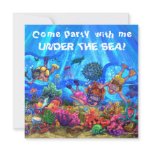 Under the Sea Party Invitation