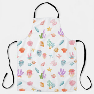 Under The Sea Pattern Apron