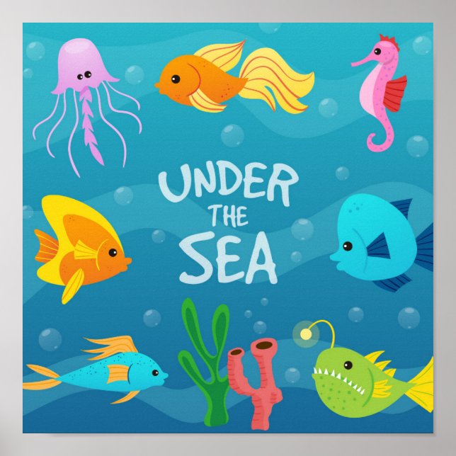 Under The Sea Poster (Front)