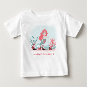 Under the Sea Princess Mermaid Birthday    Baby T-Shirt