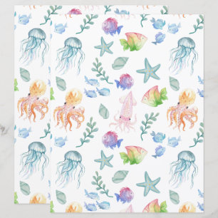 Under the Sea Scrapbook Paper
