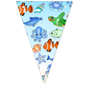 Under the Sea   Sea Creatures Bunting