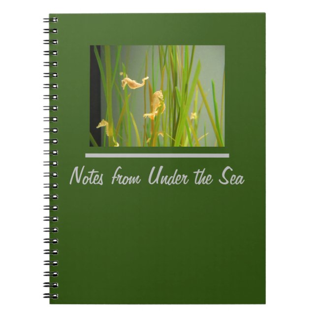 Under the Sea Seahorses Notebook (Front)