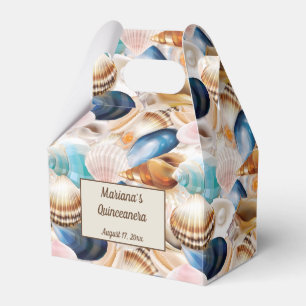 Under the Sea Seashells Patterned Favour Box