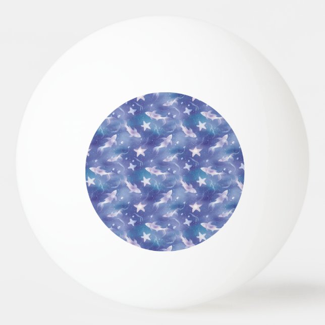 Under The Sea: Sharks Ping Pong Ball (Back)