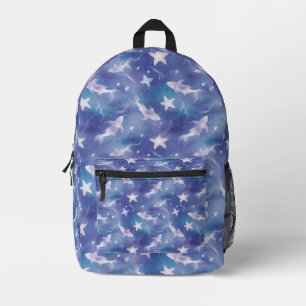 Under The Sea: Sharks Printed Backpack