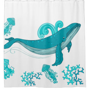 Under the sea shower curtain