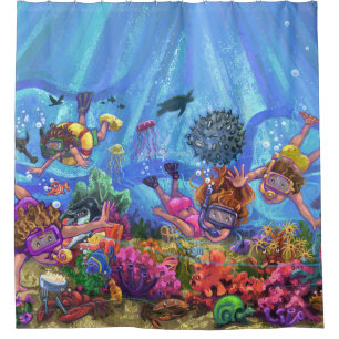 Under the Sea Shower Curtain