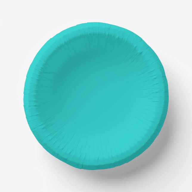Under the Sea Solid Colour Paper Plates  Modern  (Front)