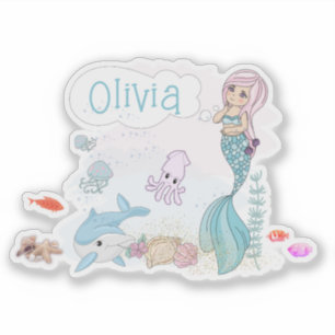 Under the Sea Sweet Mermaid Personalized
