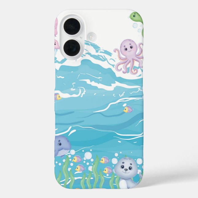 Under the Sea Sweet Pastel Case-Mate iPhone Case (Back)