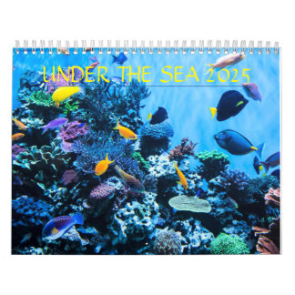 Under the sea table caledar calendar
