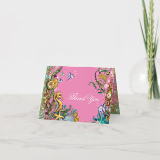 Under the Sea Thank You Card