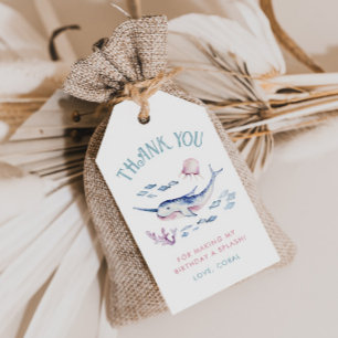 Under the Sea Thank You Tags