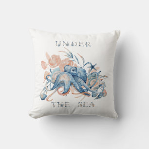 Under The Sea Throw Pillow