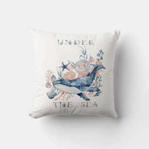 Under The Sea Throw Pillow