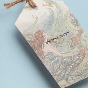 Under the Sea Vintage Mermaid Brand Tags W/String