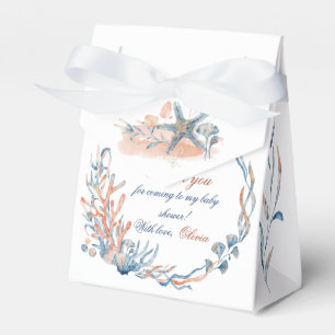 Under the Sea Watercolor Baby Shower Favour Box