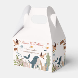 Under the Sea Whale Shark Sea Life 1st Birthday Favour Box