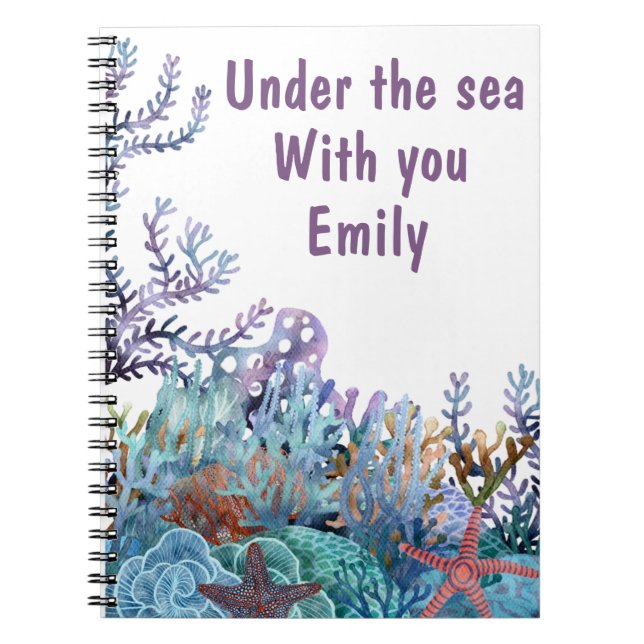 Under the sea with you notebook (Front)
