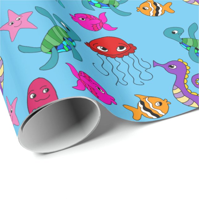 Under the Sea Wrapping Paper (Roll Corner)