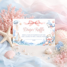Under the Sea You Soon Baby Shower Diaper Raffle