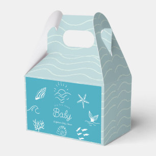 Under the Sea You Soon Blue Baby Shower Favour Box