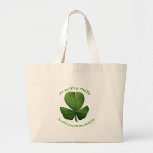 Under the shelter of each other people survive large tote bag