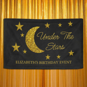 Under The Stars Birthday Banner