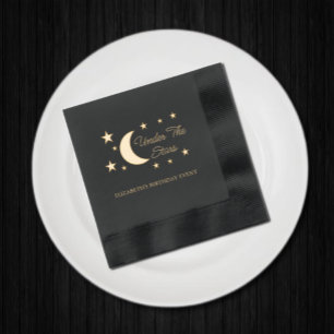 Under The Stars Birthday Foil Napkins