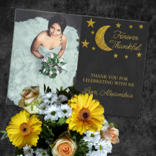 Under The Stars Birthday Thank You Card