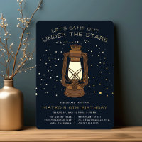 Under the Stars | Camping Birthday Party