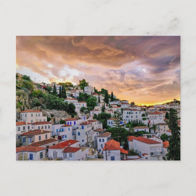 Under the sunset time postcard (Front)