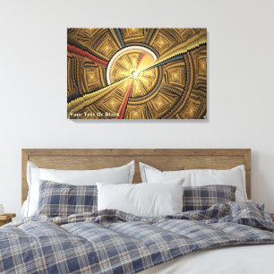 Under The Temple Dome Canvas Print