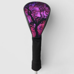 Under The Tree in Pink/Purple Golf Head Cover