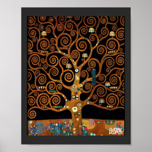 Under the Tree of Life, by Gustav Klimt, Poster