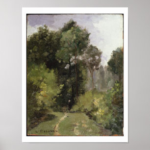 Under the Trees, 1864 (oil on board) Poster