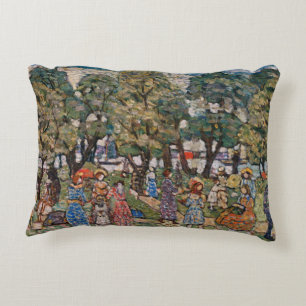 Under the Trees by Maurice Prendergast, Fine Art Decorative Cushion