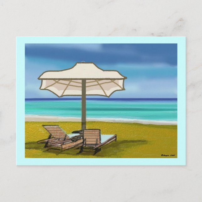 Under the umbrella Postcards (Front)