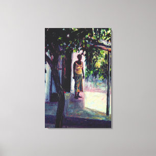 Under the Verandah 2002 Canvas Print