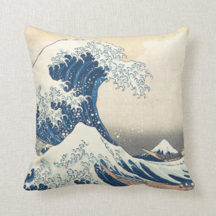 Under the Wave off Kanagawa Cushion