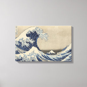 Under the Wave off Kanagawa - The Great Wave Canvas Print