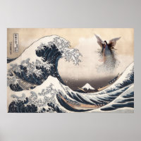 Under the Wave off Kanagawa with The Moon Maiden