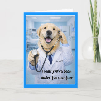 Under the Weather Get Well Card ST-2