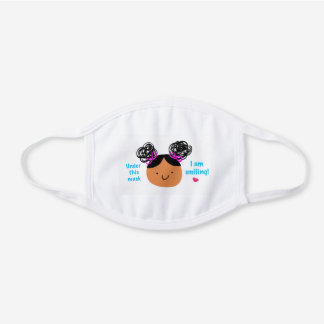 Under This Mask I Am Smiling face mask